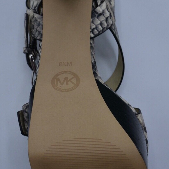 MICHAEL by Michael Kors - Josephine Platform - Leather Snake Print - 8.5M - Picture 9 of 12